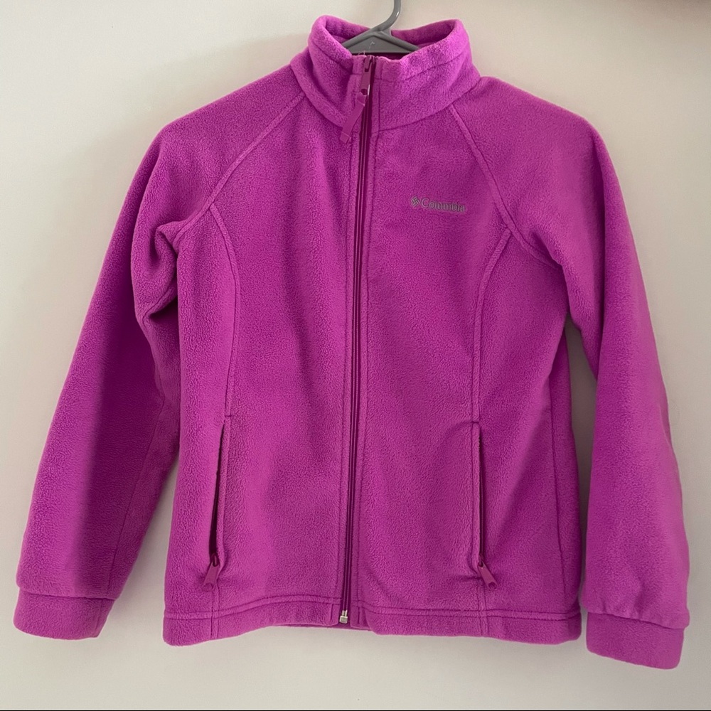 Columbia fleece zip up jacket